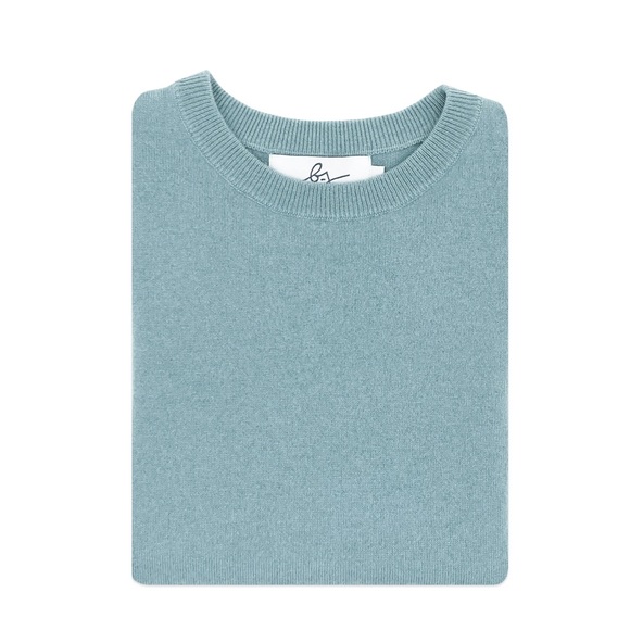 Men’s Boston Scott Golf Cashmere Crewneck Sweater (Sky) *NWT - Picture 1 of 1